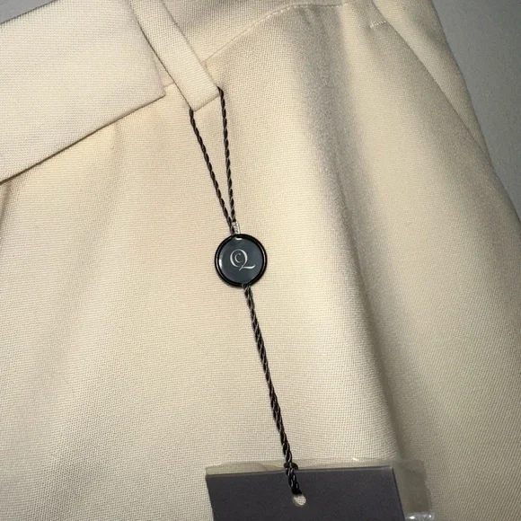 NWT Alexander MCQUEEN Crepe Ivory bootcut pants Size 44 (US8) - Picture 11 of 12